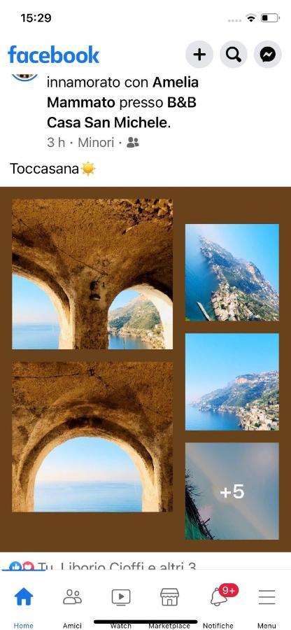 Casa San Michele Bed & Breakfast มินอริ ภายนอก รูปภาพ